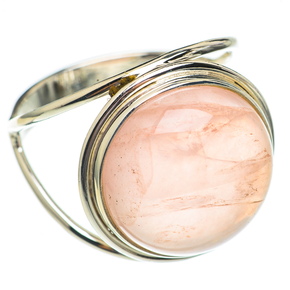 Rose Quartz Rings handcrafted by Ana Silver Co - RING69503