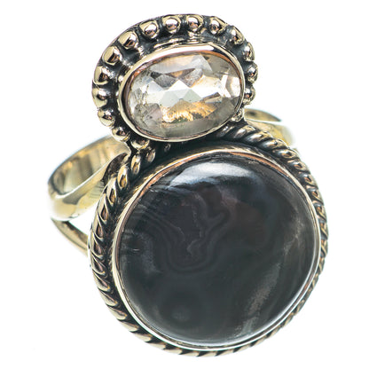 Psilomelane Rings handcrafted by Ana Silver Co - RING69508