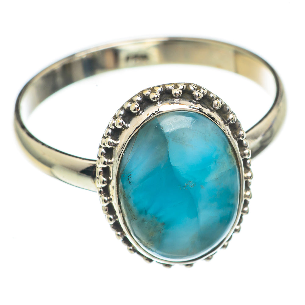 Larimar Rings handcrafted by Ana Silver Co - RING69517