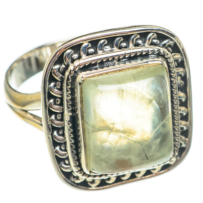 Prehnite Rings handcrafted by Ana Silver Co - RING69525