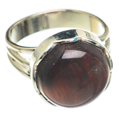 Red Tiger Eye Rings handcrafted by Ana Silver Co - RING69528