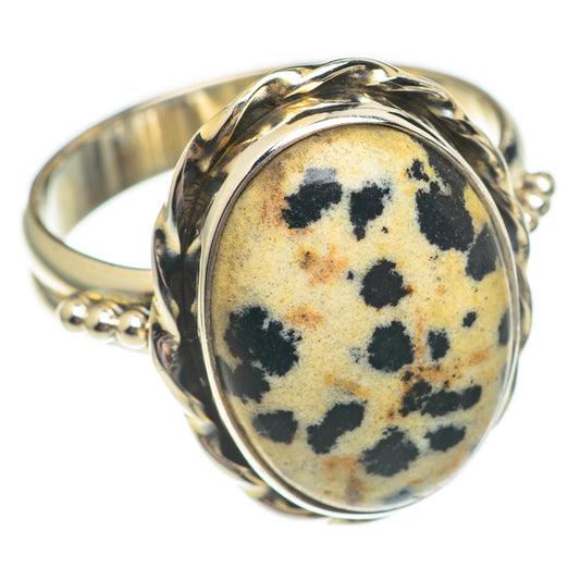 Dalmatian Jasper Rings handcrafted by Ana Silver Co - RING69531
