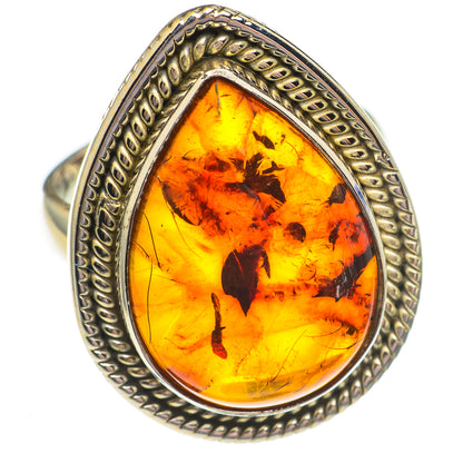 Baltic Amber Rings handcrafted by Ana Silver Co - RING69532