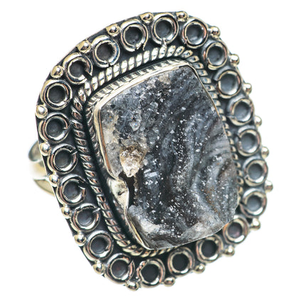 Desert Druzy Rings handcrafted by Ana Silver Co - RING69557