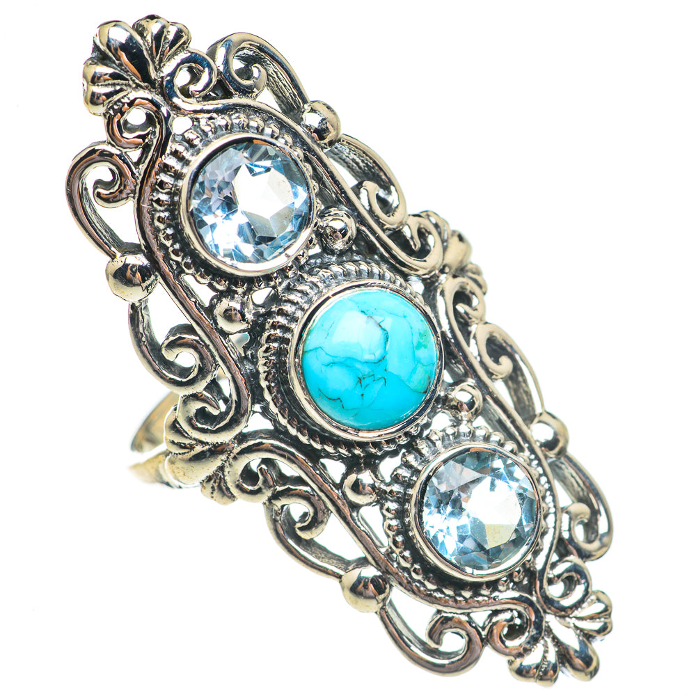 Larimar Rings handcrafted by Ana Silver Co - RING69562