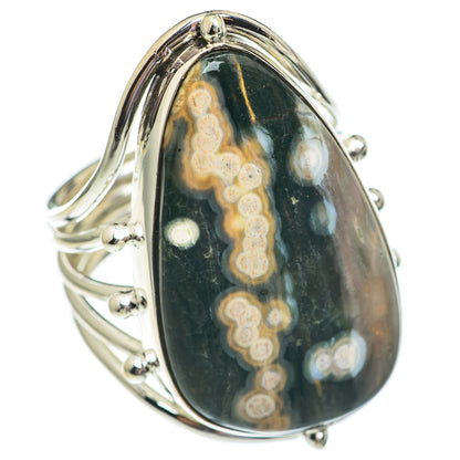 Ocean Jasper Rings handcrafted by Ana Silver Co - RING69564