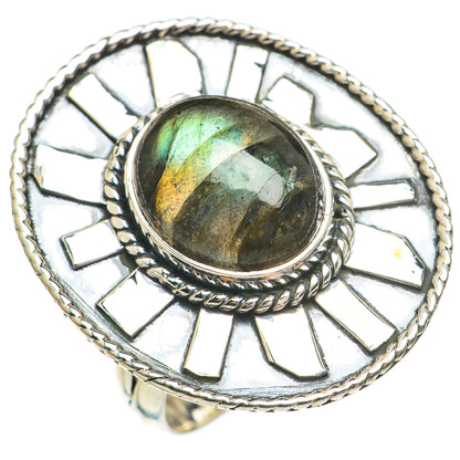 Labradorite Rings handcrafted by Ana Silver Co - RING69566
