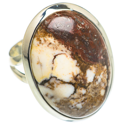 Peanut Wood Jasper Rings handcrafted by Ana Silver Co - RING69567