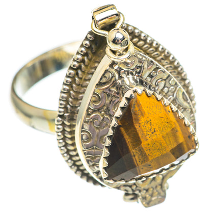 Tiger Eye Rings handcrafted by Ana Silver Co - RING69572