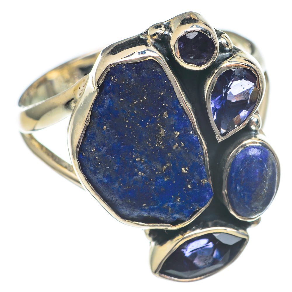 Lapis Lazuli Rings handcrafted by Ana Silver Co - RING69603