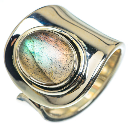 Labradorite Rings handcrafted by Ana Silver Co - RING69605