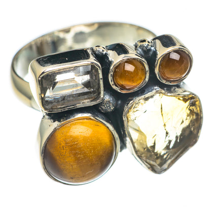 Tiger Eye Rings handcrafted by Ana Silver Co - RING69611