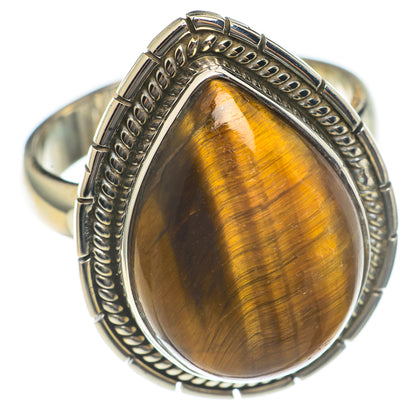 Tiger Eye Rings handcrafted by Ana Silver Co - RING69612