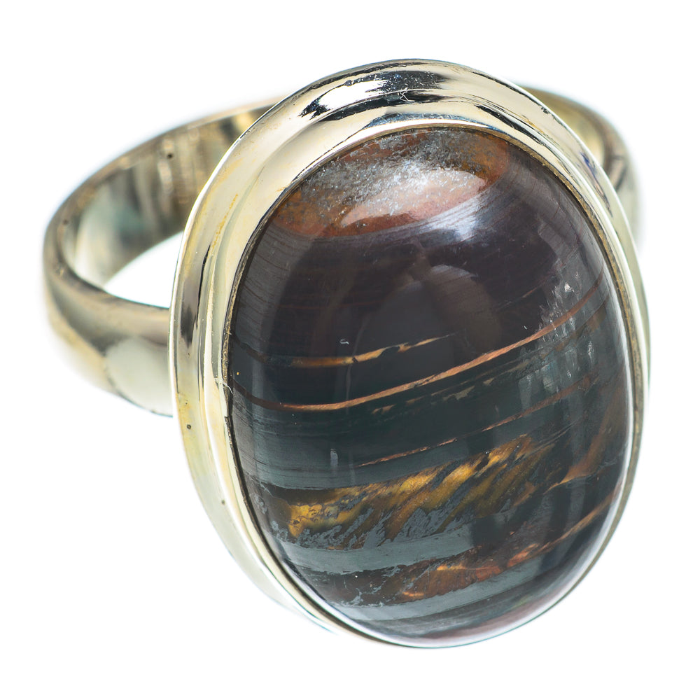 Tiger Iron Rings handcrafted by Ana Silver Co - RING69613