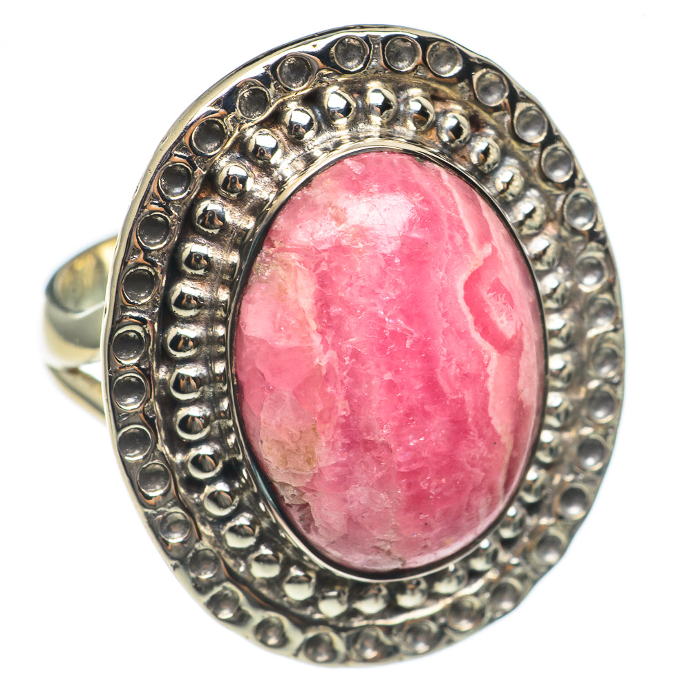 Rhodochrosite Rings handcrafted by Ana Silver Co - RING69621