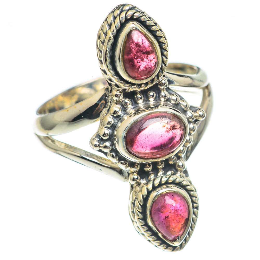 Pink Tourmaline Rings handcrafted by Ana Silver Co - RING69622