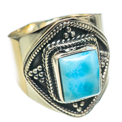 Larimar Rings handcrafted by Ana Silver Co - RING69647