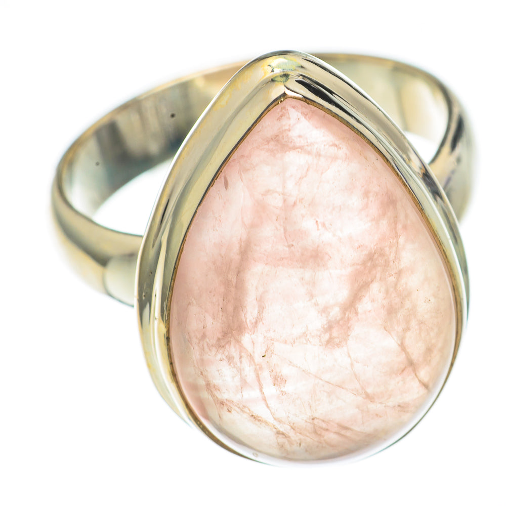 Rose Quartz Rings handcrafted by Ana Silver Co - RING69664