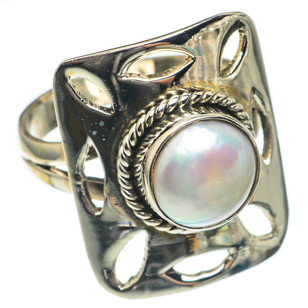 Cultured Pearl Rings handcrafted by Ana Silver Co - RING69679