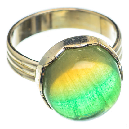 Green Fluorite Rings handcrafted by Ana Silver Co - RING69683