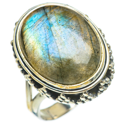 Labradorite Rings handcrafted by Ana Silver Co - RING69688