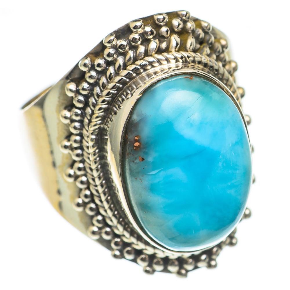 Larimar Rings handcrafted by Ana Silver Co - RING69693