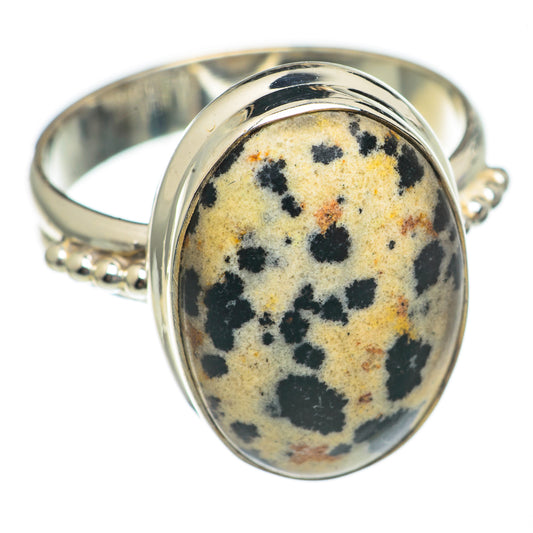 Dalmatian Jasper Rings handcrafted by Ana Silver Co - RING69700