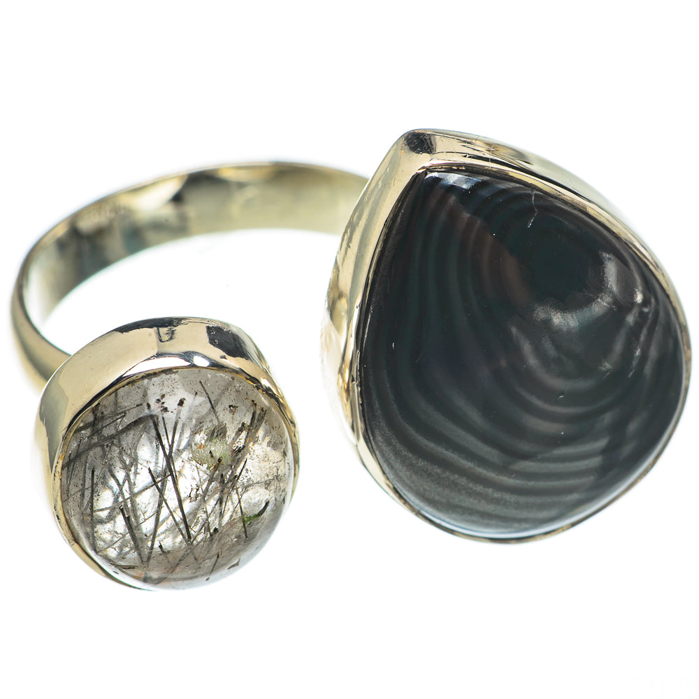 Psilomelane Rings handcrafted by Ana Silver Co - RING69714