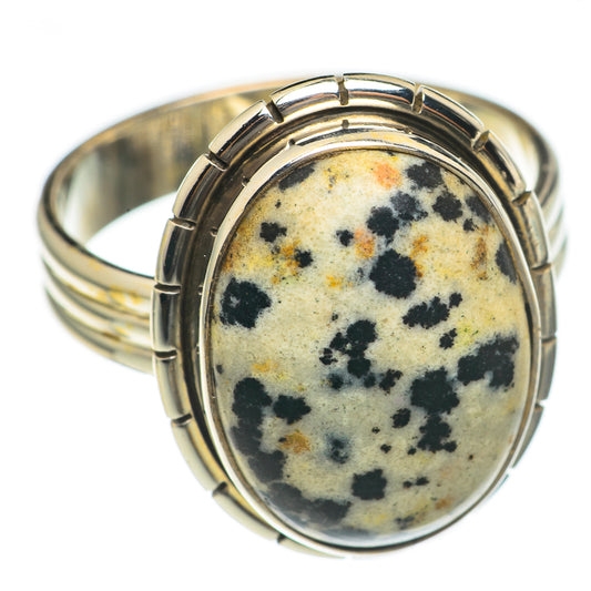 Dalmatian Jasper Rings handcrafted by Ana Silver Co - RING69735