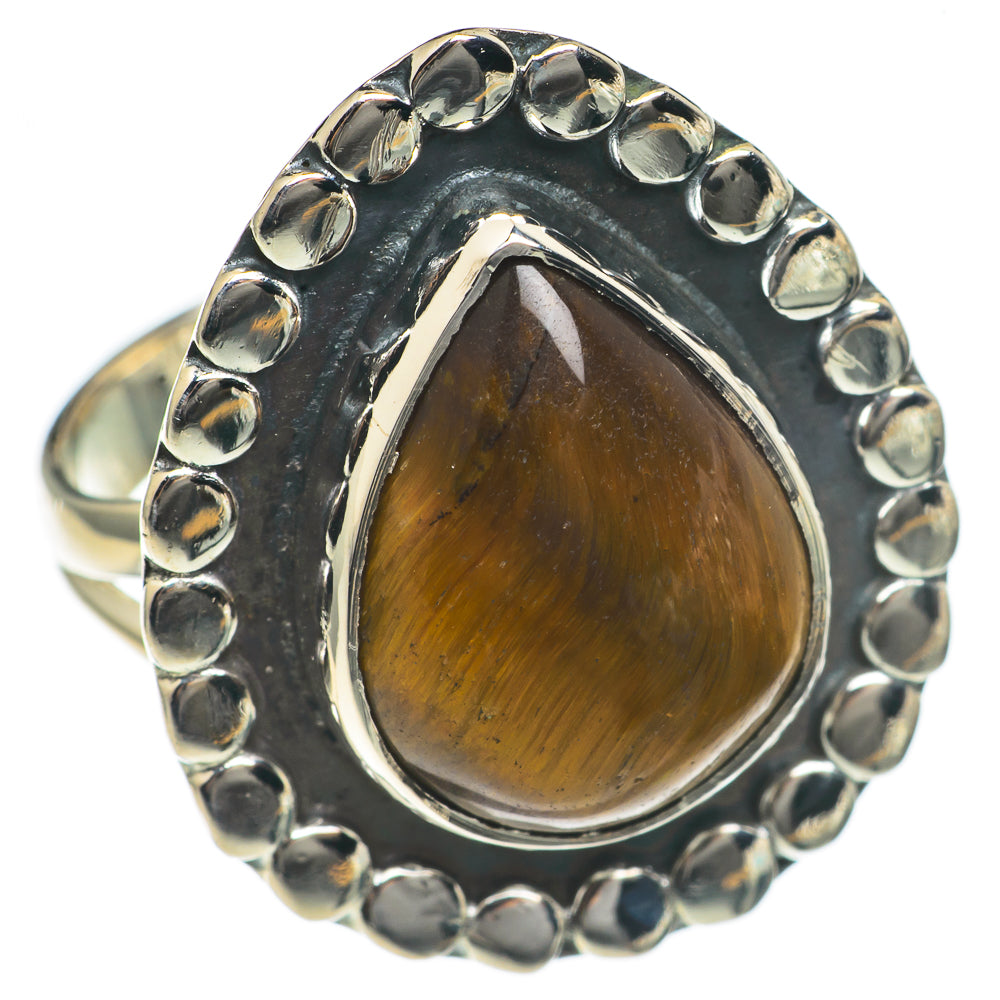 Tiger Eye Rings handcrafted by Ana Silver Co - RING69737