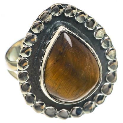 Tiger Eye Rings handcrafted by Ana Silver Co - RING69737