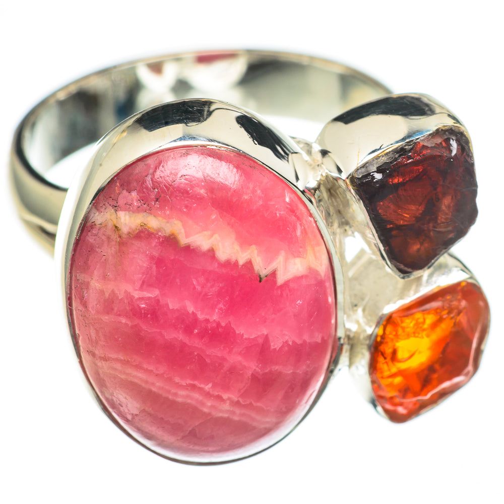 Rhodochrosite Rings handcrafted by Ana Silver Co - RING69745