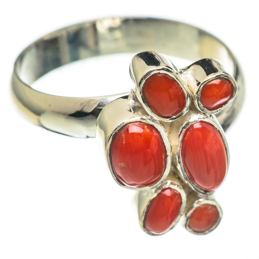Red Onyx Rings handcrafted by Ana Silver Co - RING69747