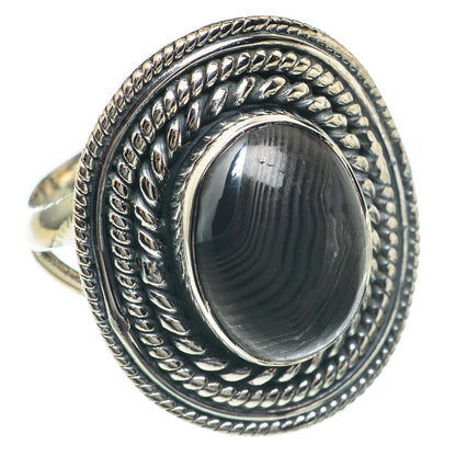 Psilomelane Rings handcrafted by Ana Silver Co - RING69753