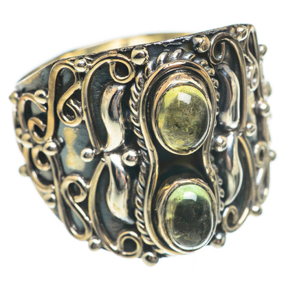 Green Tourmaline Rings handcrafted by Ana Silver Co - RING69763