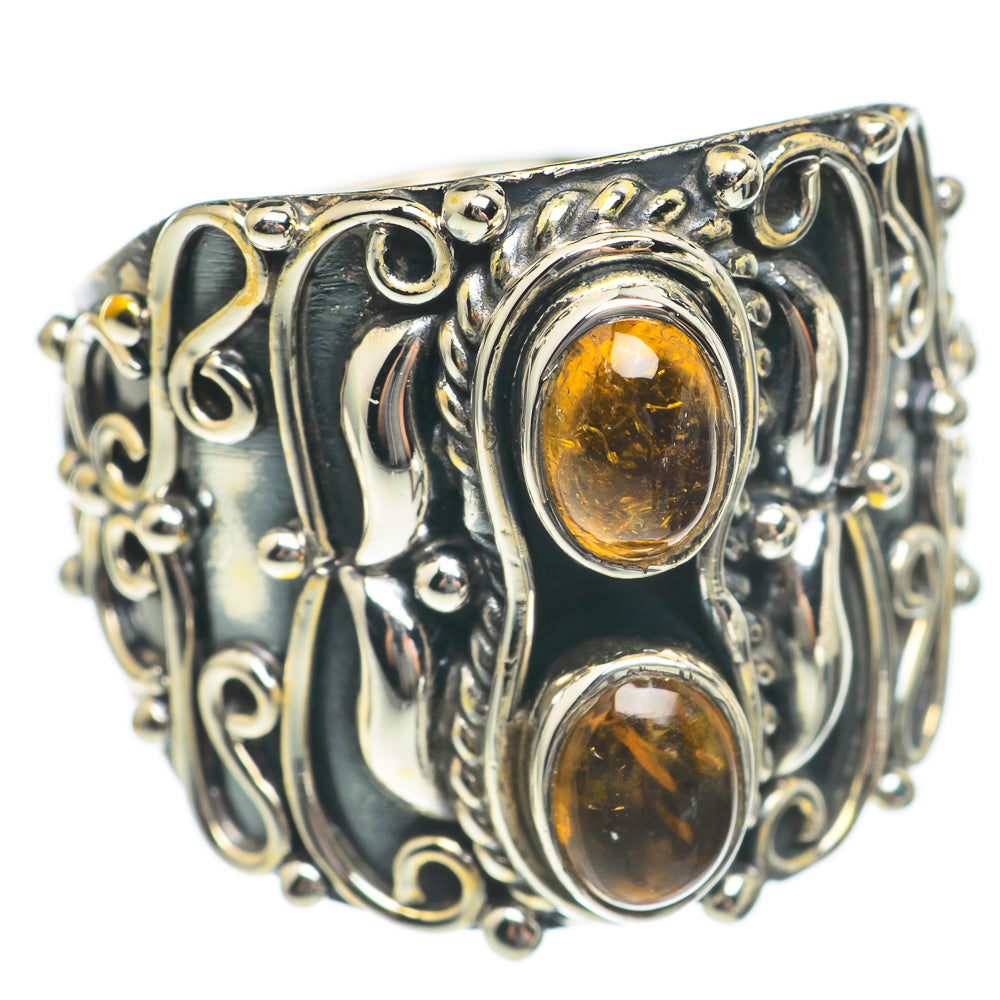 Baltic Amber Rings handcrafted by Ana Silver Co - RING69781