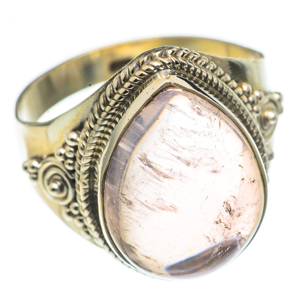 Rose Quartz Rings handcrafted by Ana Silver Co - RING69782