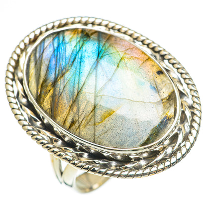 Labradorite Rings handcrafted by Ana Silver Co - RING69801
