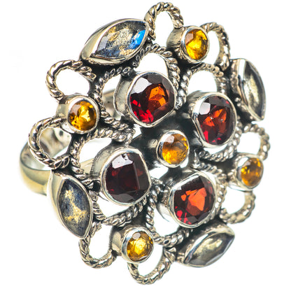 Garnet Rings handcrafted by Ana Silver Co - RING69802