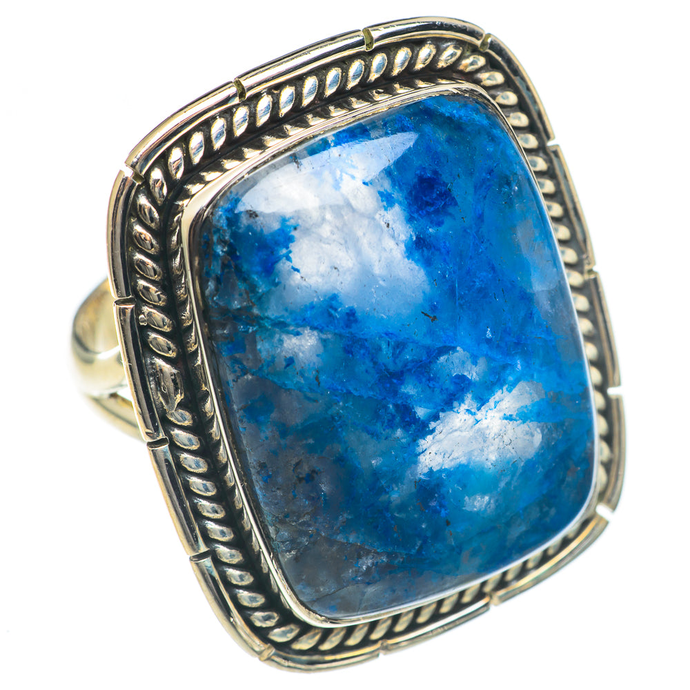 Chrysocolla In Quartz Rings handcrafted by Ana Silver Co - RING69813