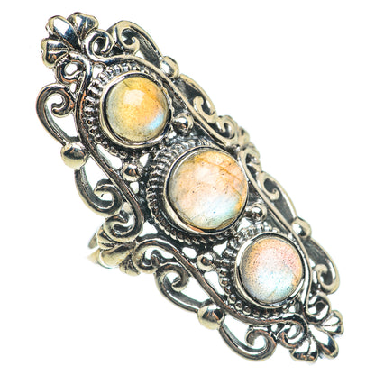 Labradorite Rings handcrafted by Ana Silver Co - RING69816