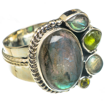 Labradorite Rings handcrafted by Ana Silver Co - RING69819