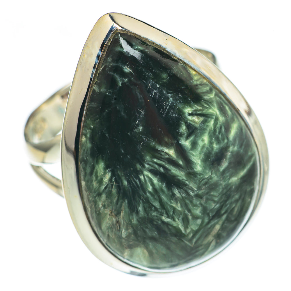 Seraphinite Rings handcrafted by Ana Silver Co - RING69820