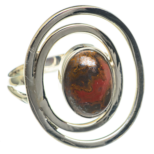 Mahogany Obsidian Rings handcrafted by Ana Silver Co - RING69827