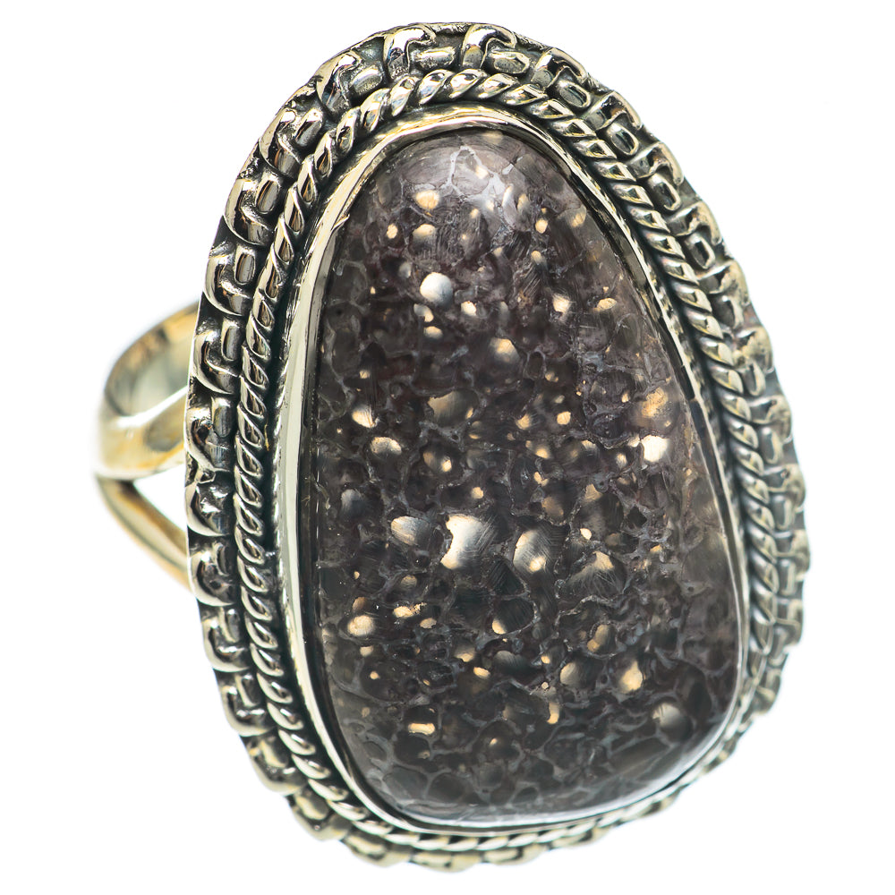 Dinosaur Bone Rings handcrafted by Ana Silver Co - RING69828
