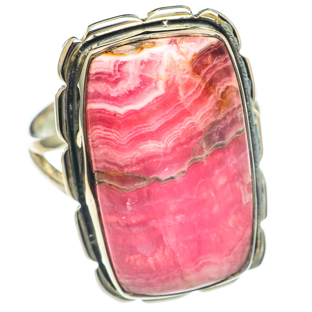 Rhodochrosite Rings handcrafted by Ana Silver Co - RING69834