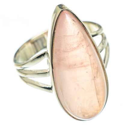 Rose Quartz Rings handcrafted by Ana Silver Co - RING69835