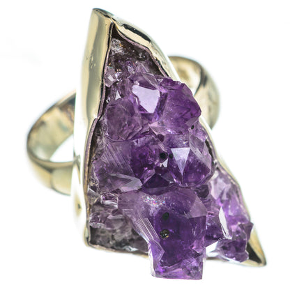 Amethyst Crystal Rings handcrafted by Ana Silver Co - RING69838