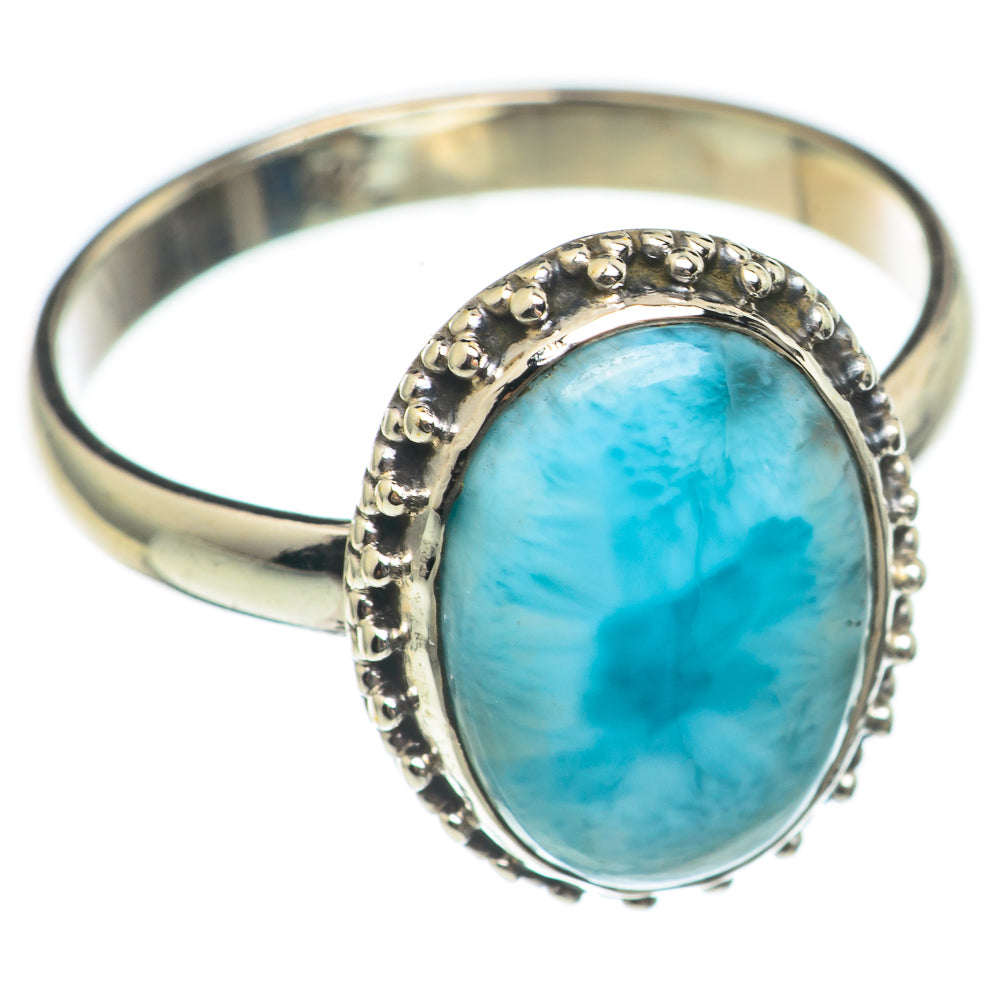 Larimar Rings handcrafted by Ana Silver Co - RING69854