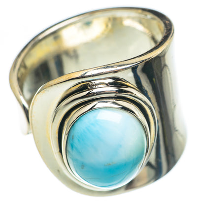 Larimar Rings handcrafted by Ana Silver Co - RING69856